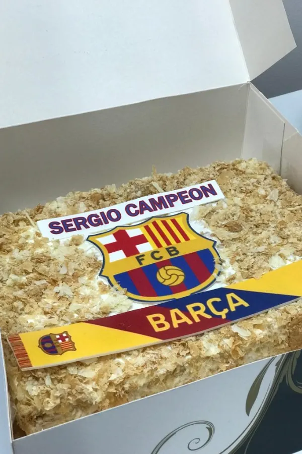 Tarta futbol Barcelona
