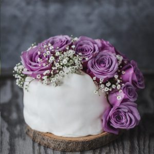 Tartas de boda flores de novia