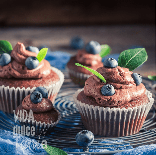 Cupcakes Muffin con arándanos