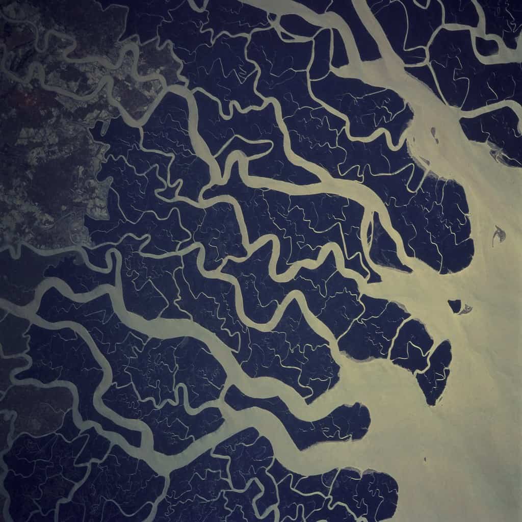 Archive: Ganges River Delta (Archive: NASA, Space Shuttle, 11/19/05)