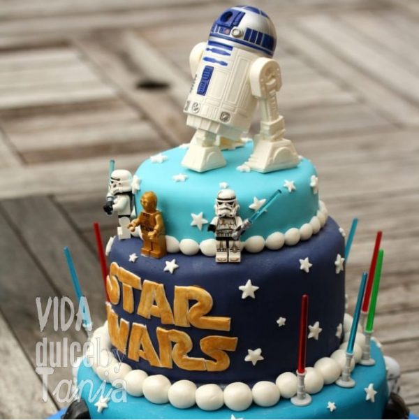 Tarta star wars R2-D2