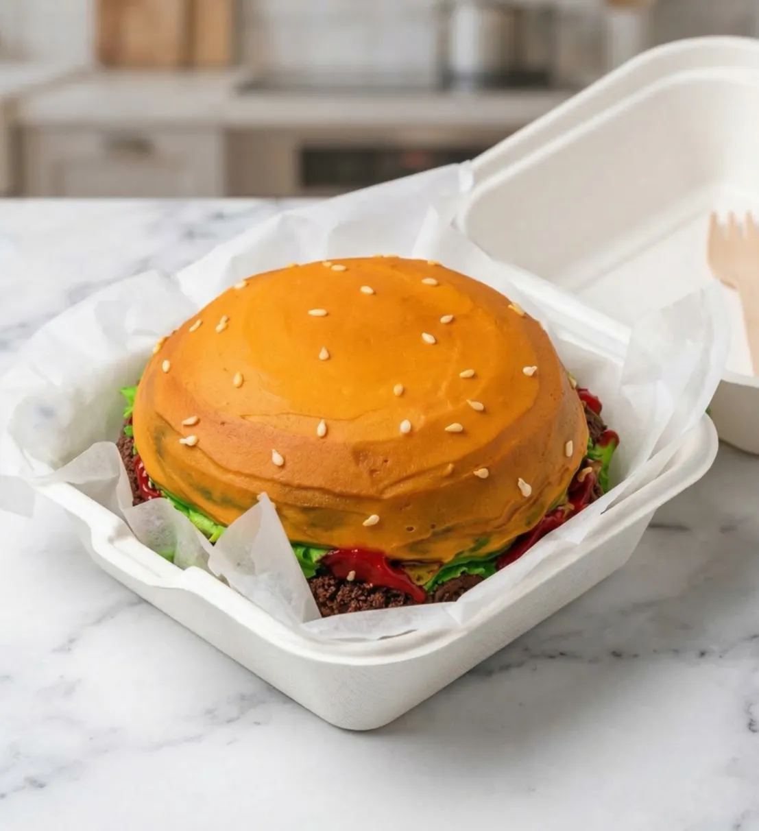 Bento cake personalizado con mensaje para cumpleaños en Madrid