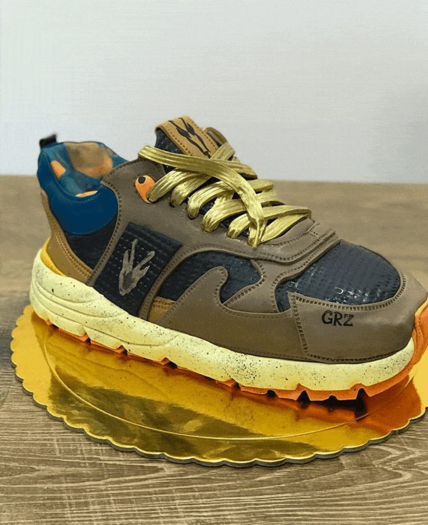 Tarta de Zapatos deportivos Fondant