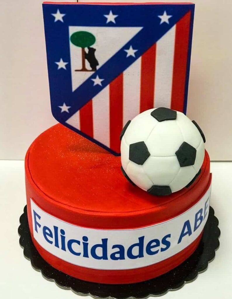 Tarta - Bola Atletico de Madrid