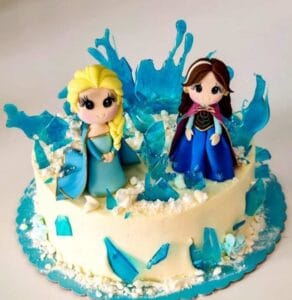 Tarta frozen hermanas Madrid