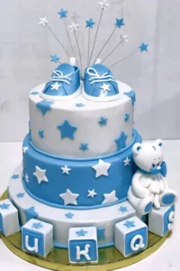 Tarta de bautizo Estrella