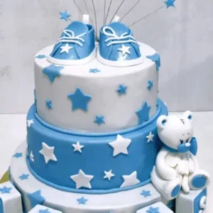 Tarta de bautizo Estrella