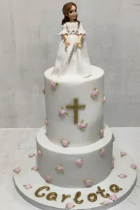 Tarta de Comunión Princesa 3