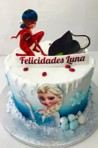 Tarta Ledy Bug y Frozen Madrid