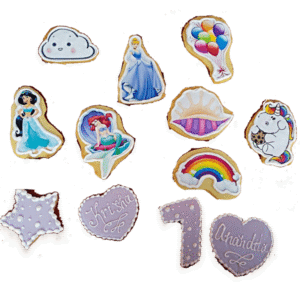 Galletas Personalizadas cumple años princesas