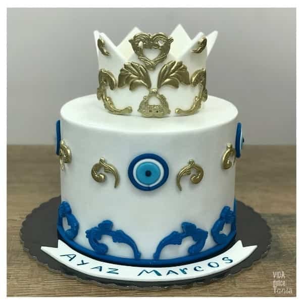 Tarta Baby shower corona