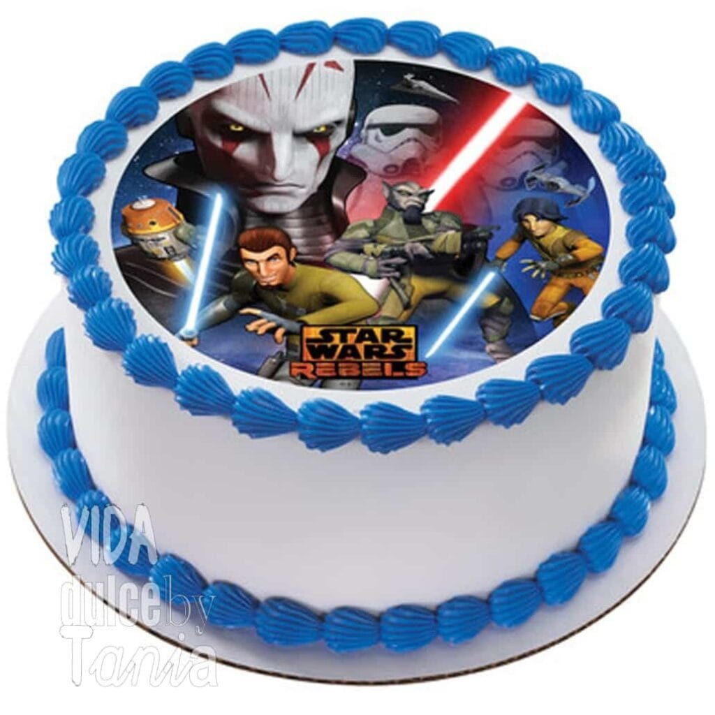Tarta Star Wars Seria animada Madrid