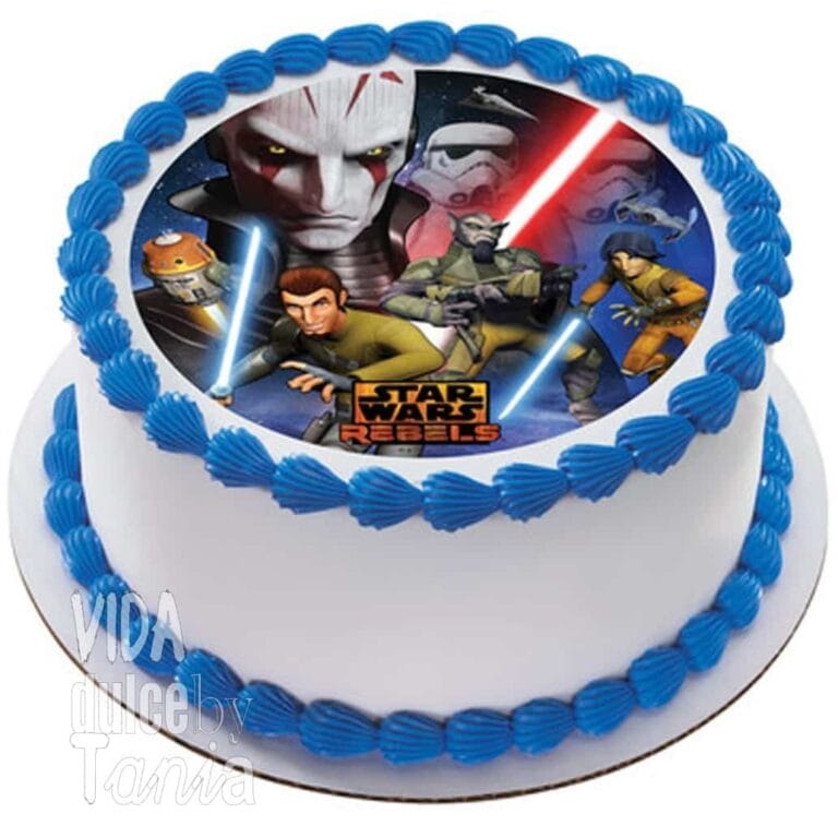 Tarta Star Wars Seria animada Madrid