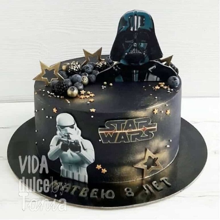 Tarta star wars Estrella de la muerte clones Madrid