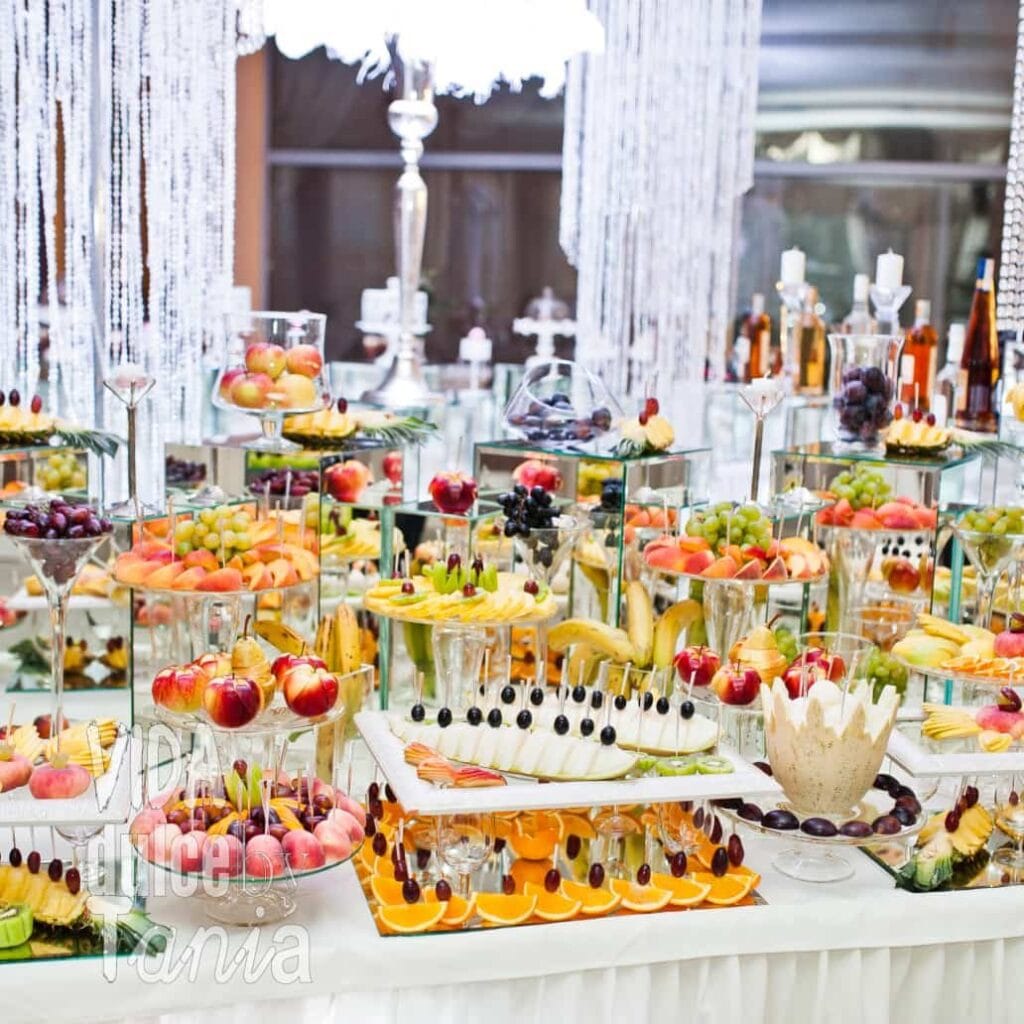 Mesa dulce de frutas
