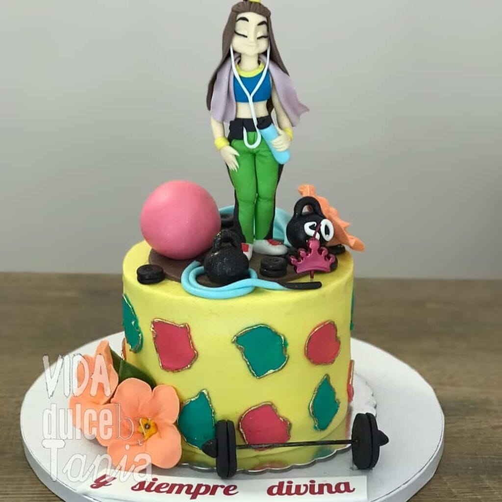 Tarta de chica deportista Madrid