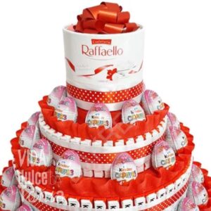 Tartas de chuches Kinder + Rafaelo Madrid