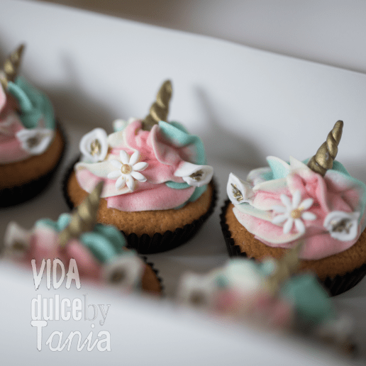 Cupcakes Unicornio rosa 1