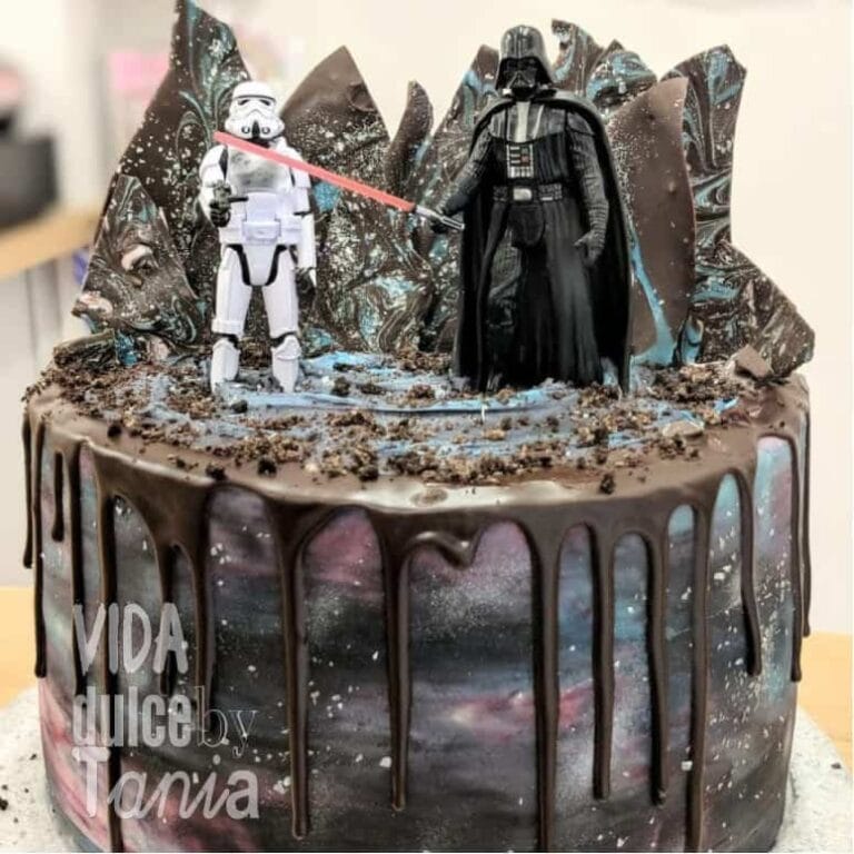 Tarta star wars Clones y Veider Madrid
