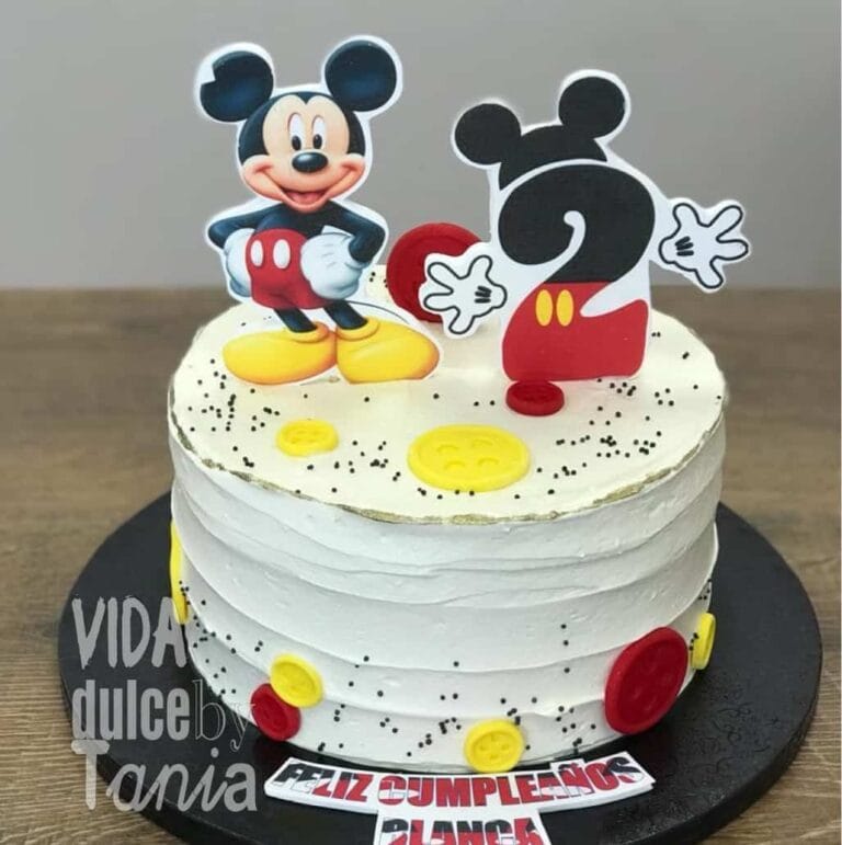 Tarta Mickey Mouse botones Madrid