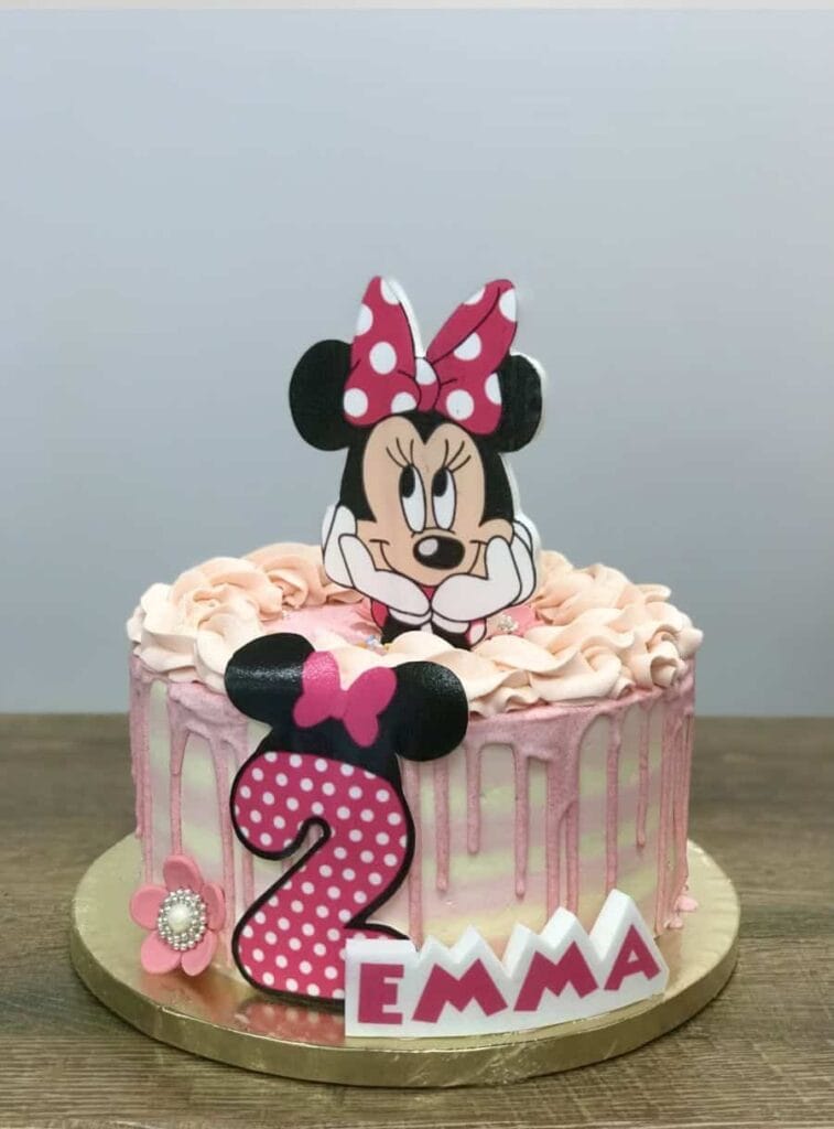 Tarta Miny Mouse de carita