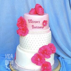 Tarta de Bautizo Niña