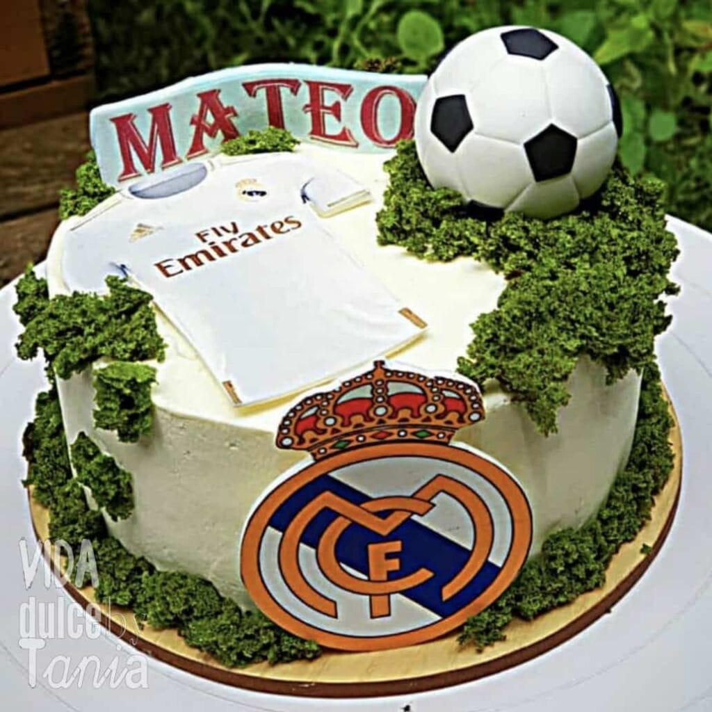 Tarta de Real Madrid Blanco
