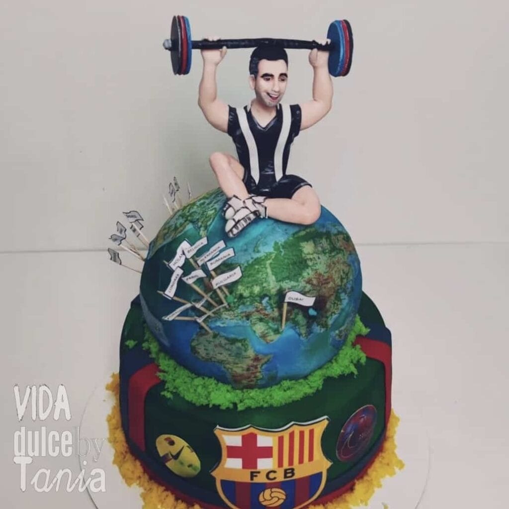 Tarta de de deporte Barcelona