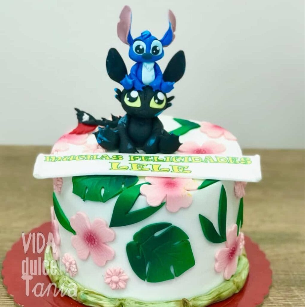 Tarta de dibujos lilo y sttch - amigos Madrid