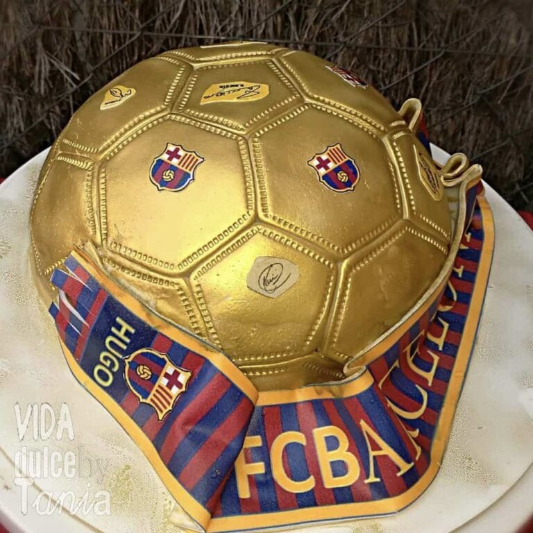 Tarta de futbol - Barcelona