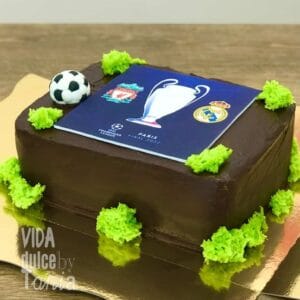 Tarta personalizada mini - Real Madrid futbol
