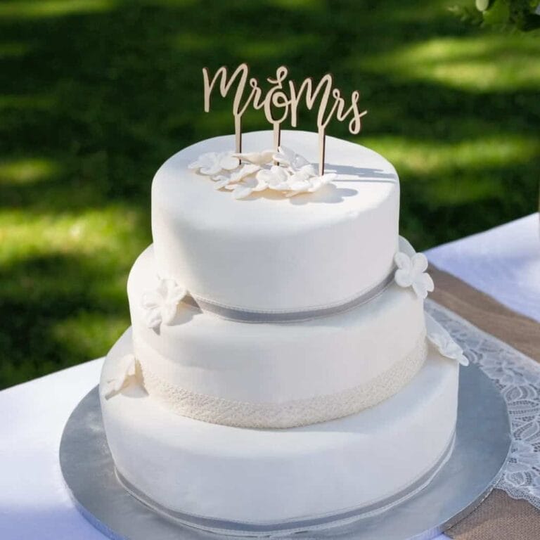 Tarta de boda mr&ms Madrid