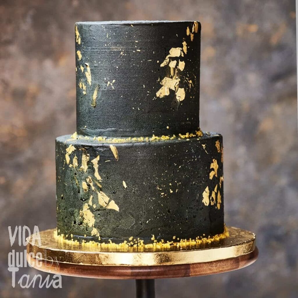 Tartas de boda oro negro Madrid