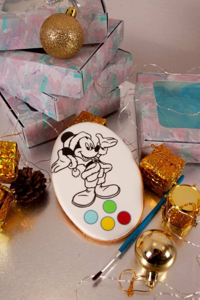 Galleta Mickey Mouse para decorarlo