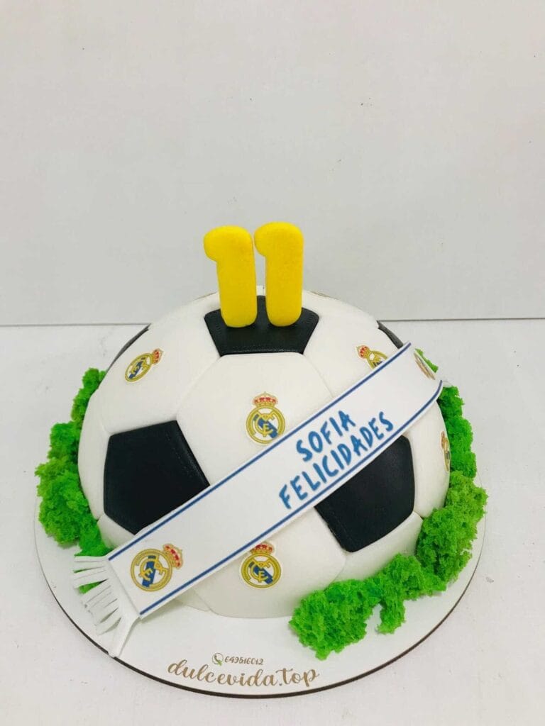 Tarta de balon Real Madrid