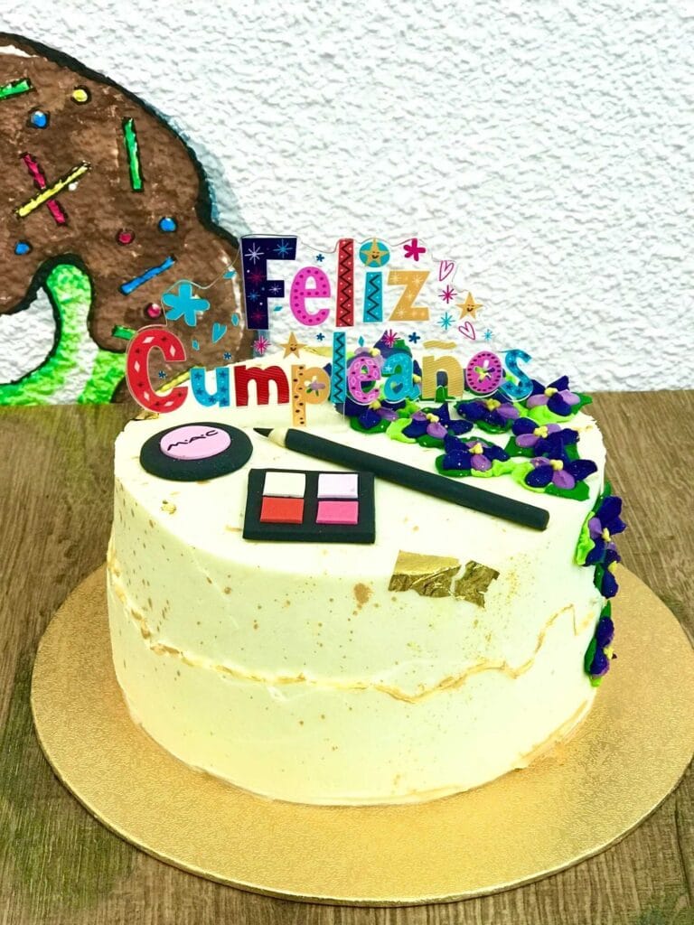 Tarta de Cumpleaños "make up" Madrid