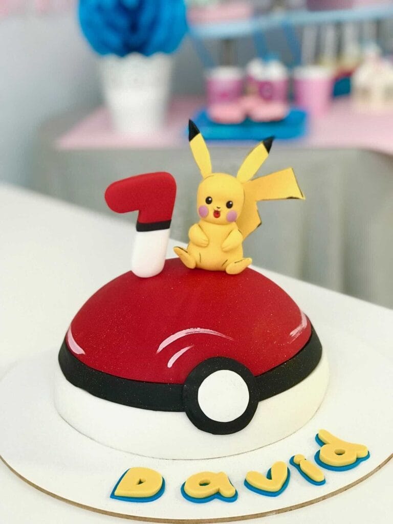 Tarta personalizada "Pokemon Pikachu" Madrid