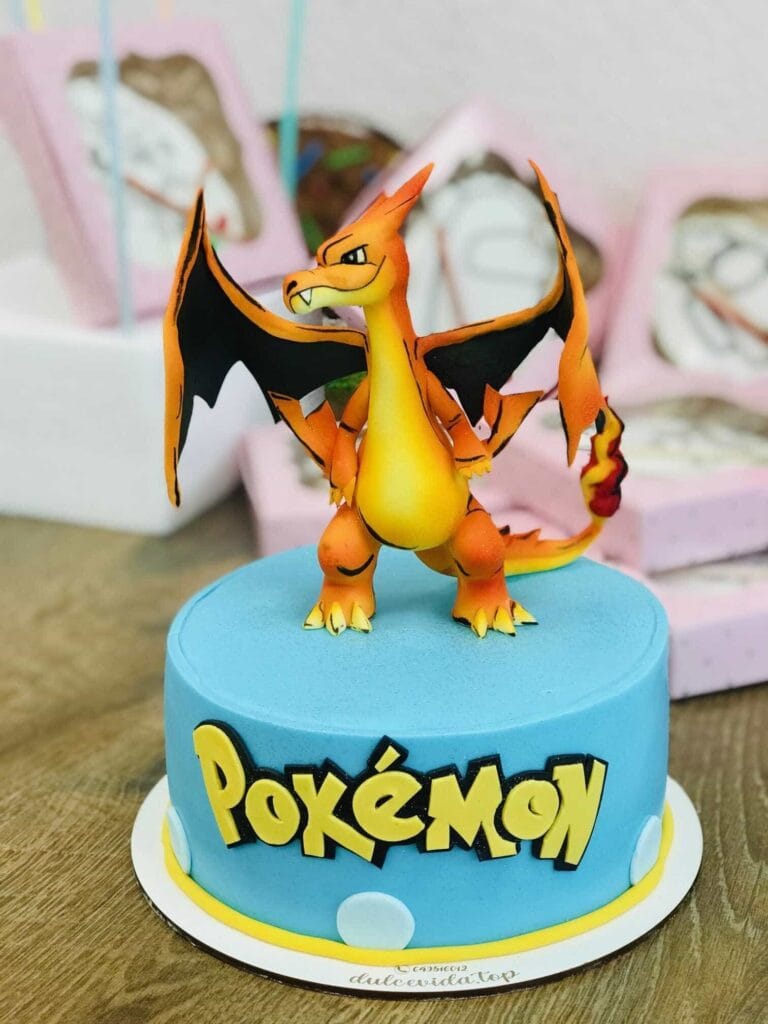 Tarta personalizada "Pokemon Charizard" Madrid