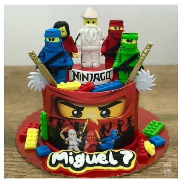 Tarta de LEGO ninjago Madrid