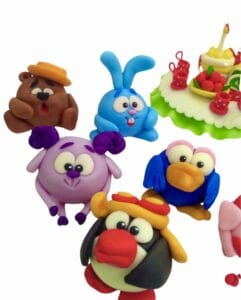 Figurita de azúcar smeshariki para tartas Madrid