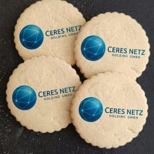 Galletas decoradas con el logo de tu empresa impresión comestible
