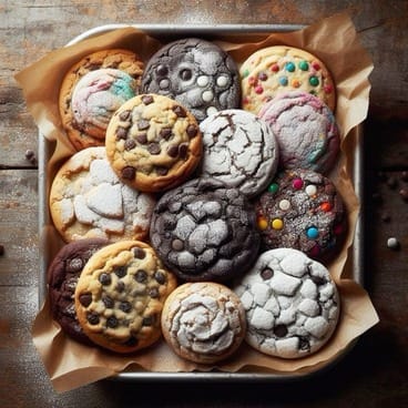Selección de galletas decoradas y artesanales para eventos premium